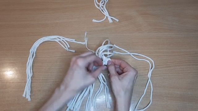Хранитель снов "Ангел" в технике Макраме