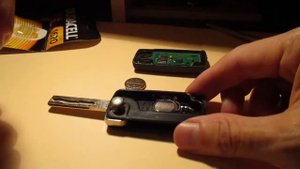 Peugeot 307 207 2006 2007 key fob battery replacement