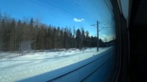 Поездка на поезде №15 "Арктика" Мурманск - Москва. Из Петрозаводска в Питер. Окончание поездки!