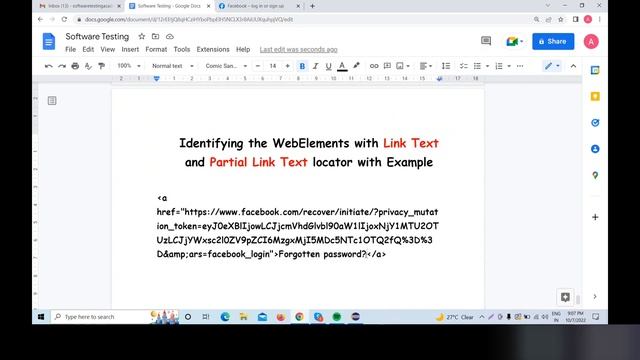 selenium tutorial for beginners | locators in selenium webdriver | Selenium Locators - Part 4