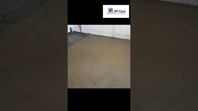 Следующий этап монтажа полусухой стяжки пола