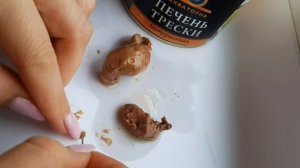 Червяки в печени трески Акватория