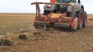 Seppi Maxiforst + Fendt 936. Удаление пней вокруг поля. Корчевание леса