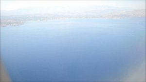 Airbus A321 landing at Chania airport