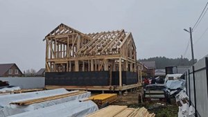 Строительство  дома проекта Калининград