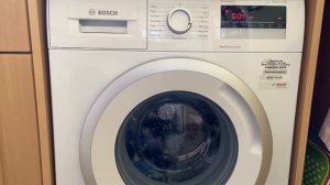 Bosch Washing Machine Super Quick 15 Minute Demo Serie 4