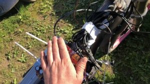 полноприводный Электромотоцикл  2х2 3000w своими  руками.   Замер   мощности.