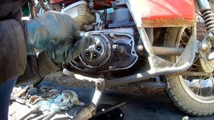 Разборка и Дефектовка сцепления ИЖ Планета-5/analysis and Troubleshooting transmission IZH Moto