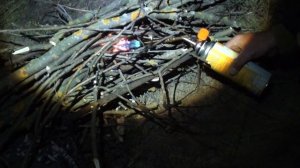 КАК БЫСТРО РАЗЖЕЧЬ СЫРЫЕ ДРОВА НА РЫБАЛКЕ