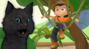 СУПЕР КОТ И СУПЕР СОБАКИ СПАСАЕМ КАРЛТОНА ЗАПУТАННОГО В ЛИАНАХ #9 ? Mighty Pups Save Adventure Bay