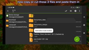 Feather client cracked for pojavlauncher 1.20 and 1.20.1