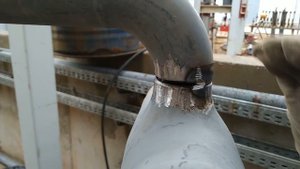 Сварка трубы в горизонте 57х5мм,АРГОН (корень)Электрод (облицовка)