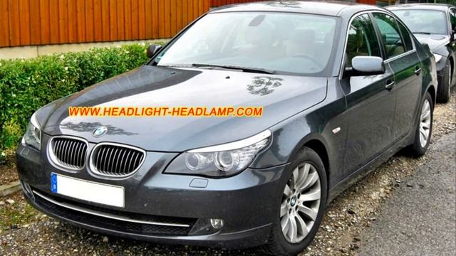 BMW 5Series E60 E61 Headlight Plastic lens Cover Lenses Replacement смотреть онлайн