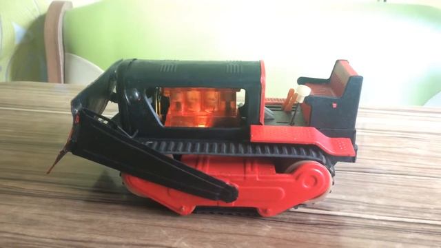 Электромеханическая игрушка -Бульдозер.СССР.Редкость. смотреть онлайн