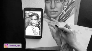 Рисую в фотореализме лицо как рисовать карандашом