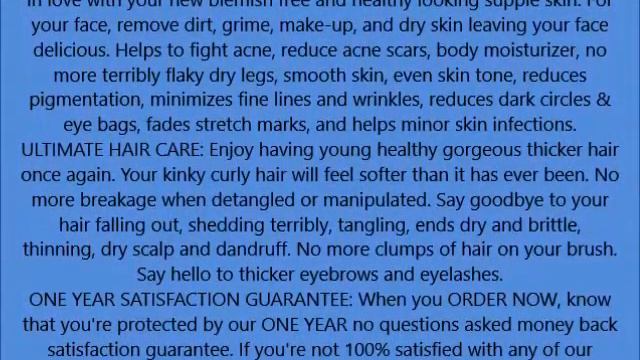 Aria Starr Castor Oil Cold Pressed 16 FL OZ BEST 100% Pure Hair Oil For Hair Growth, Face, Skin смотреть онлайн