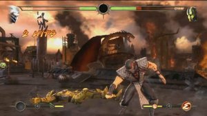 Mortal kombat 9 Smoke vs Cyrax