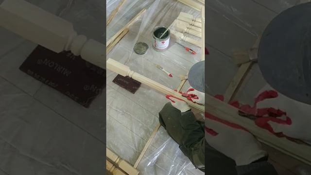 Лестница своими руками.лестница из массива лиственницы