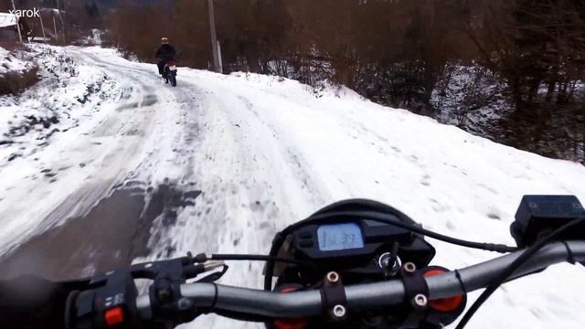 Geon dakar twincam 250, зимой на мотоцикле, китайский мотоцкил, ендуро зимой dji osmo x3 смотреть онлайн