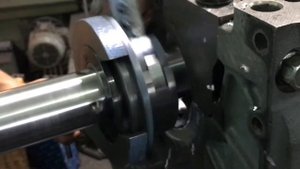 Расточка посадочного места полуколец