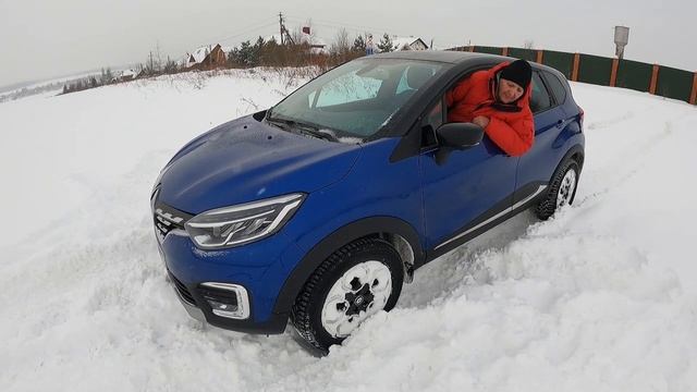 Как выехать враскачку из снега, не угробив вариатор. Показываю на примере Renault Kaptur 1.3 CVT