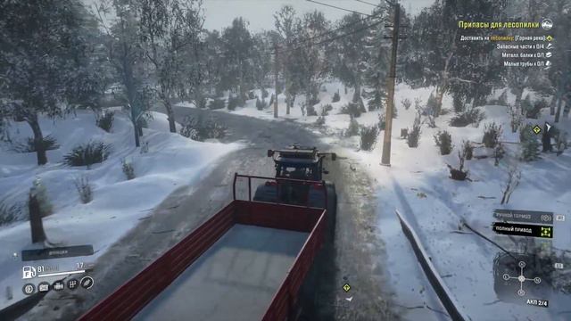 SnowRunner [ Суровая Аляска ] - Регион: Аляска, США. Часть 17. Припасы для лесопилки смотреть онлайн