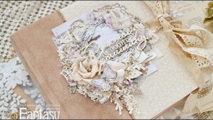 #dies_Fantasy  Обложка альбома с отступом, часть 1 конструктивная Мастер класс Скрапбукинг