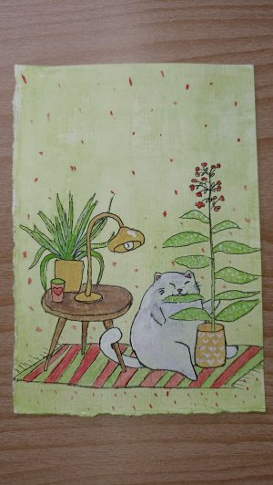 Рисунок акварелью