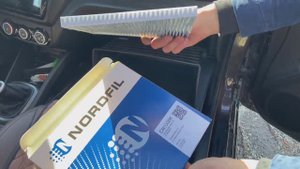 Замена салонного фильтра на Kia Rio 3 на новый NORDFIL CN1006K (OEM 971334L000)