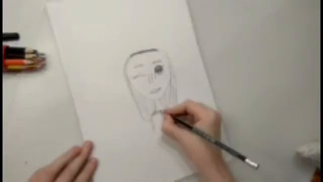 Как нарисовать девочку с нашивкой на кофте?Урок|МУЗАРИСОВАНИЯ смотреть онлайн