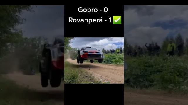 Rovanperä wins the battle with Gopro 🤟😆