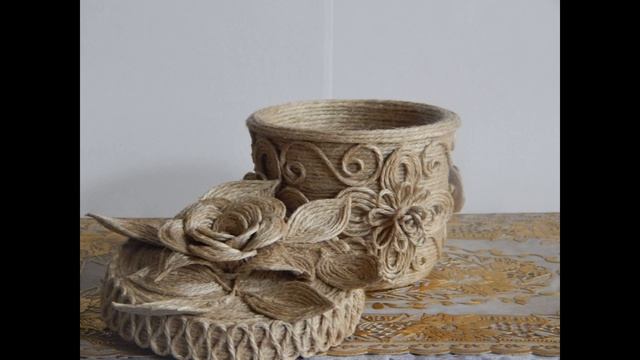 ЧТО МОЖНО СДЕЛАТЬ ИЗ ДЖУТА, ШПАГАТА, БЕЧЕВКИ смотреть онлайн