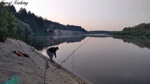 Рыбалка на реке Клязьма. Ловля леща на фидер в жару.