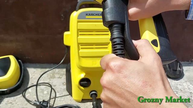 Мойка Karcher K4 Compact.?? 2022. Unboxing  и тест работы. смотреть онлайн
