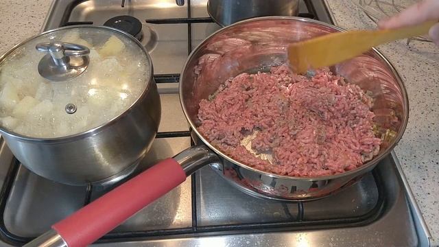 Картофельная Запеканка с Фаршем в Духовке Рецепт как в Детском Саду