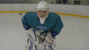 Вратарское упражнение.Техника катания вратаря