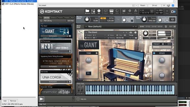 THE GIANT for KONTAKT / PIANO Native Instruments