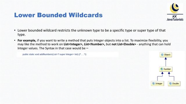 What are Upper and Lower bounds in Generics Where to  choose one ? || Java Interview Questions
