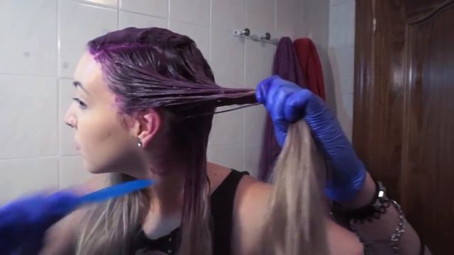 Purple + Lavender Ombre Hair | Arctic Fox Color (ENG/SPA) | Asami смотреть онлайн