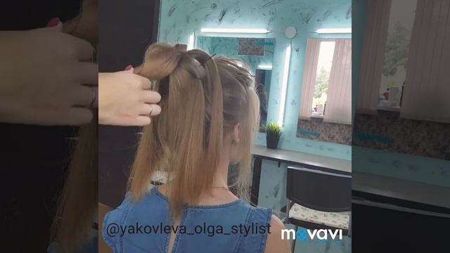 Высокий пучок | Прическа смотреть онлайн