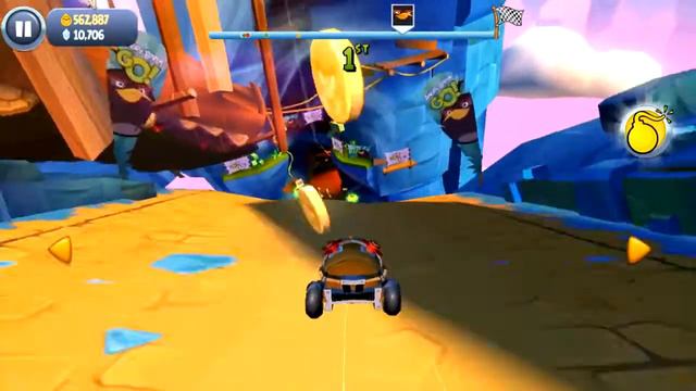 Angry Birds Go! Gameplay Walkthrough Part 13 - Rocky Road Gameplay! смотреть онлайн