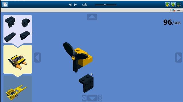 Lego БелАЗ + Небольшой снегоход.(Lego Digital Designer) смотреть онлайн