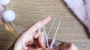 Вяжем варежки с анатомическим пальцем спицами | Отделение большого пальца и расчет рядов до мыска