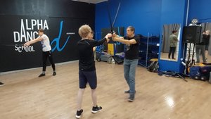 Урок фехтования катаной. Кендзюцу. Тренировочное упражнение: высвобождение от захвата меча