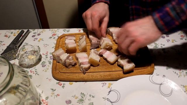 Сало пятиминутка/пальчики оближешь/