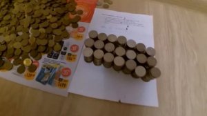 Как незаметно накопить 15 тыс. руб. ( пересчитываем копилку )