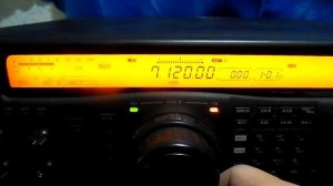 Yaesu FT 920 с нессиметричным диполем. Работа на 7мГц.