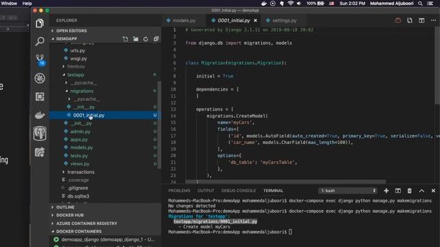 Docker Django ORM Makemigrations vs Migrate смотреть онлайн
