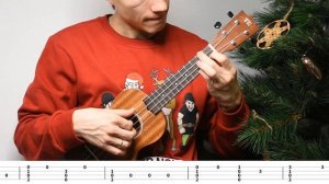 В лесу родилась Ёлочка I УКУЛЕЛЕ (табы)