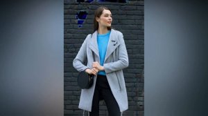 Купить драповое полупальто женское